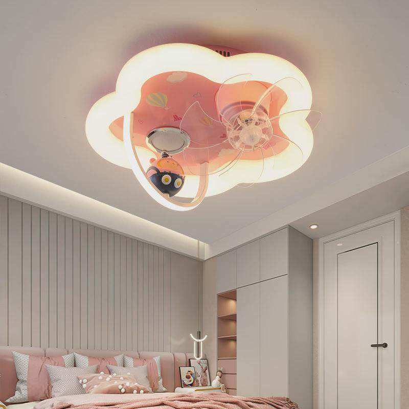 灯氏全光谱护眼儿童房静音摇头风扇灯男孩女孩家用卧室智能吸顶灯,淘宝优惠券,粉丝福利购,淘宝优惠卷