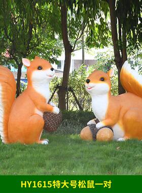 松鼠树脂工艺品仿真创意户外园林公园庭院小品摆件主图酒店装饰品
