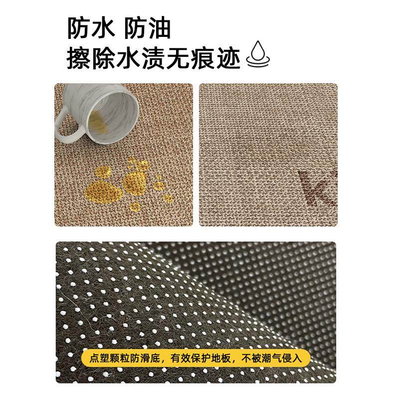 厨房专用地垫防滑防油防水地毯免洗可擦脚垫家用长条垫子耐脏门垫,淘宝优惠券,粉丝福利购,淘宝优惠卷