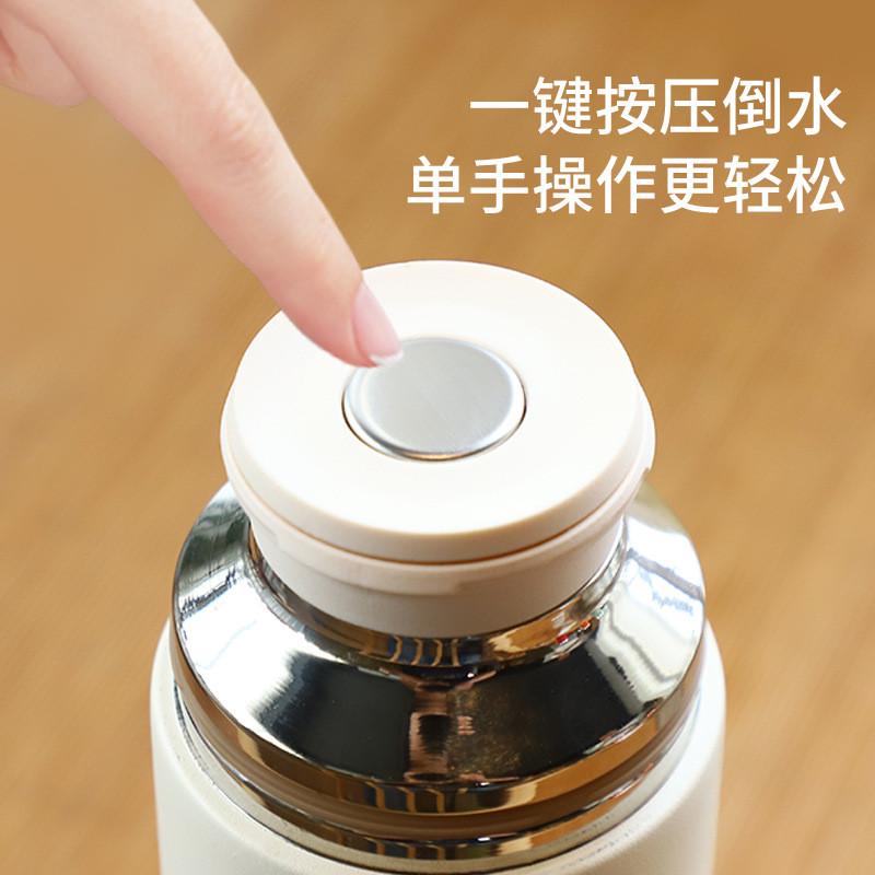 陶瓷内胆316不锈钢焖茶杯茶水分离车载户外高档泡茶杯保温杯 - 图2