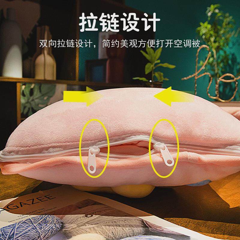 花朵抱枕被子两用折叠毯子二一办公室午睡靠枕汽车载枕头空调被,淘宝优惠券,粉丝福利购,淘宝优惠卷