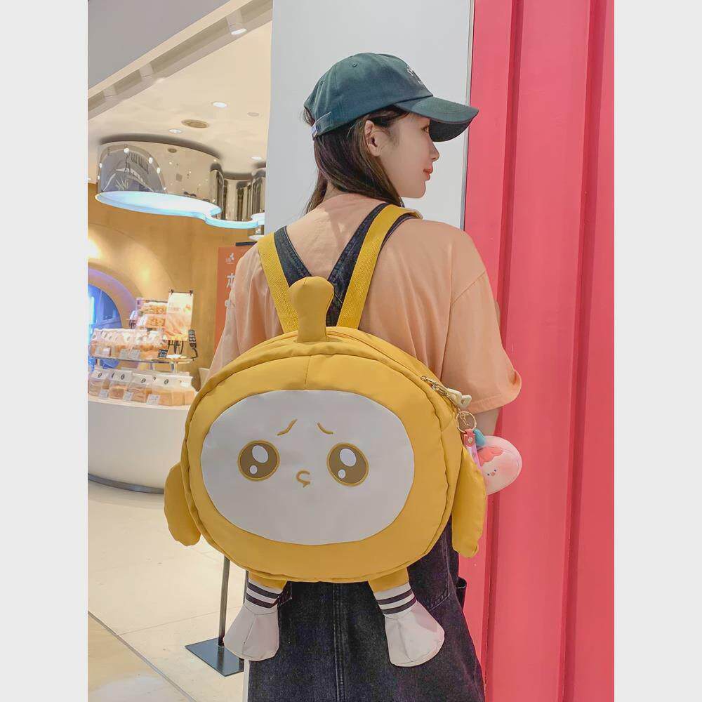 可爱蛋仔派对书包女生小书包大学生背包日系软妹搞怪女童双肩包