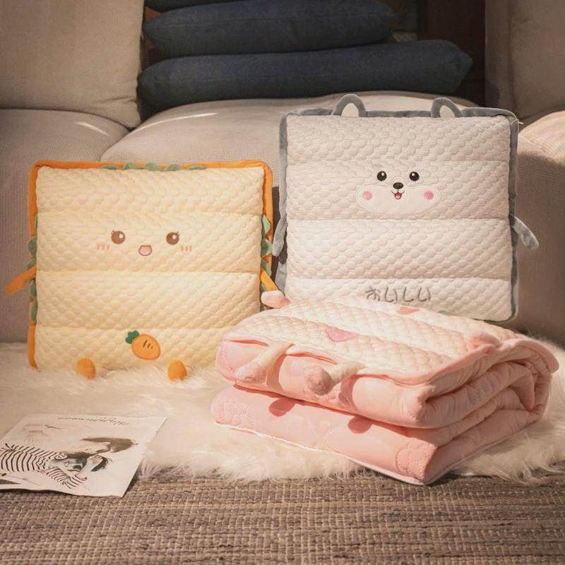 冰丝抱枕被子两用折叠毯子二一办公室午睡枕头汽车载沙发小靠枕,淘宝优惠券,粉丝福利购,淘宝优惠卷