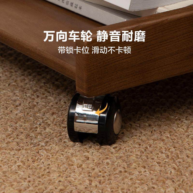 L7梵瀚实木可移动边几茶水柜床头小推车客厅茶几小桌子沙发边柜角,淘宝优惠券,粉丝福利购,淘宝优惠卷