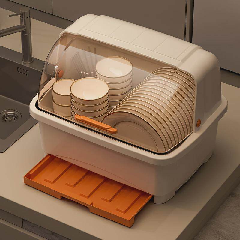家用沥水碗柜箱放碗筷碗盘餐具收纳盒厨房装碗碟收纳架带盖置物架,淘宝优惠券,粉丝福利购,淘宝优惠卷