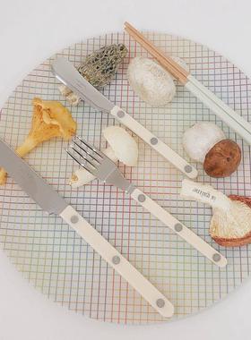 适用法国La Galine 手工仿真立体蘑菇蔬菜创意筷子架托艺术摆件礼