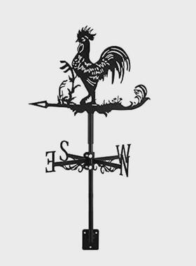 爆款猫头鹰铁艺不锈钢喷漆风向标摆件飞鹰风向标