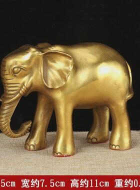GJU8铜大象摆件吸水象一对家居办公室店铺装饰礼品