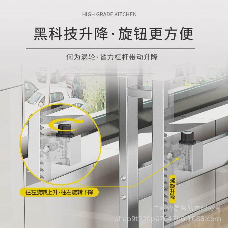 不锈钢厨房微波炉置物架烤箱可伸缩双层支台面多功能桌面收纳架子,淘宝优惠券,粉丝福利购,淘宝优惠卷