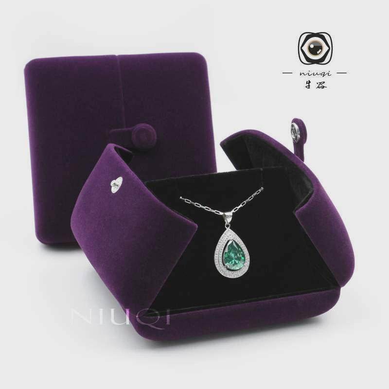 按扣绒布首饰盒珠宝店双开首饰盒蒙古包灰盒手镯套装盒首饰店,淘宝优惠券,粉丝福利购,淘宝优惠卷