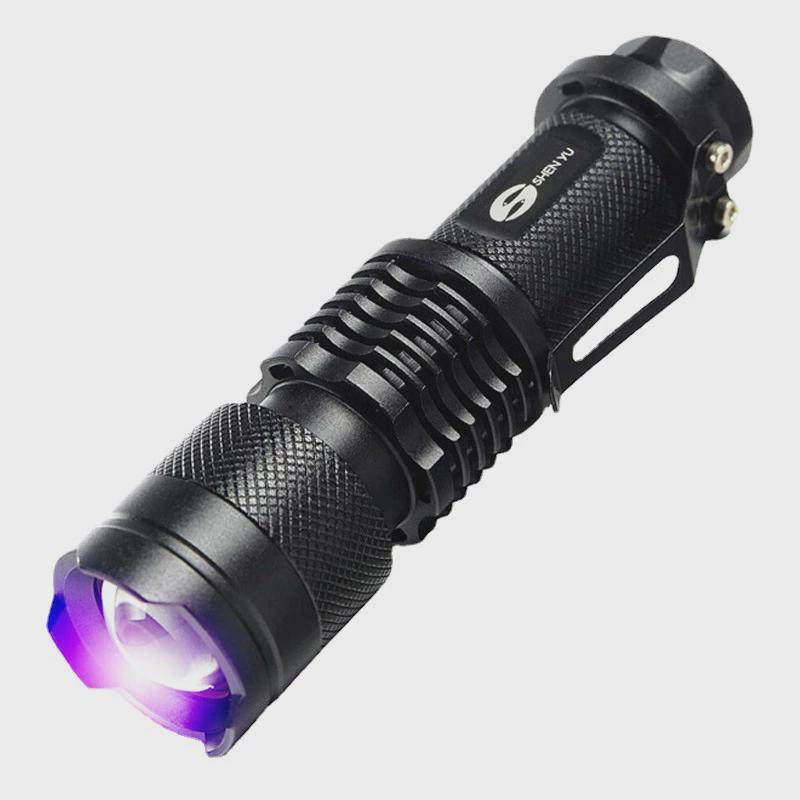 神鱼shenyu测试验荧光剂检测灯笔365紫外线紫光验钞灯紫外线光灯 - 图3