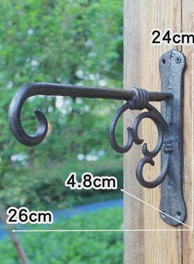 格嘉睿尔铸铁工艺品铁艺挂钩小鸟欧式古典怀旧风格庭院吊蓝壁挂