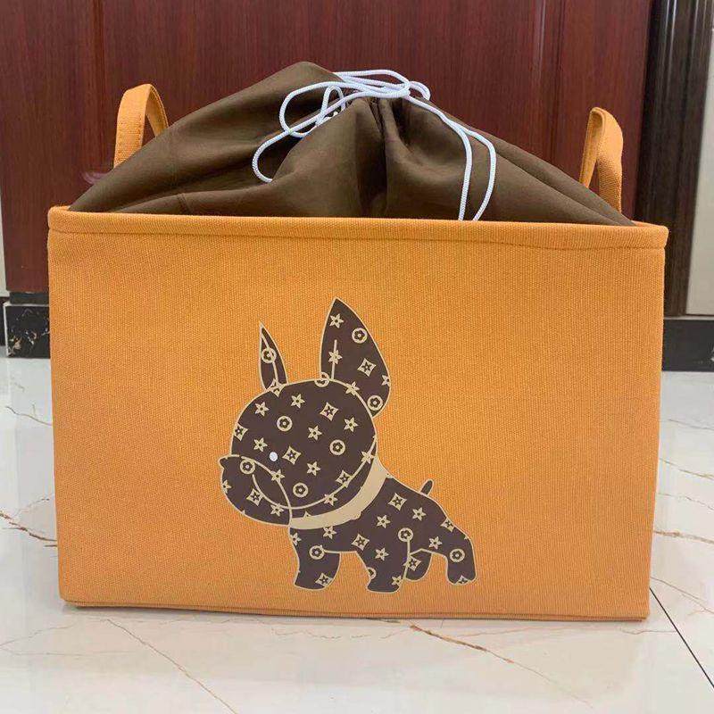 儿童加厚玩具收纳箱宝宝衣物整理箱布艺卡通毛绒玩具收纳筐大束口,淘宝优惠券,粉丝福利购,淘宝优惠卷