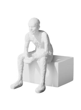 简约现代轻奢艺术人物雕塑摆件创意思考者家居桌面样板间软装饰品