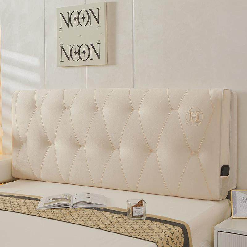 0WYV床头靠垫软包大靠背垫床头套木床头改造榻榻米不规则全包罩可,淘宝优惠券,粉丝福利购,淘宝优惠卷