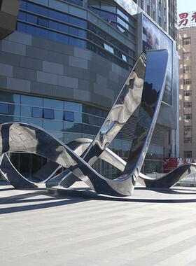 大型户外不锈钢异形廊架雕塑凉亭厂家金属钢结构长廊定制园林景观