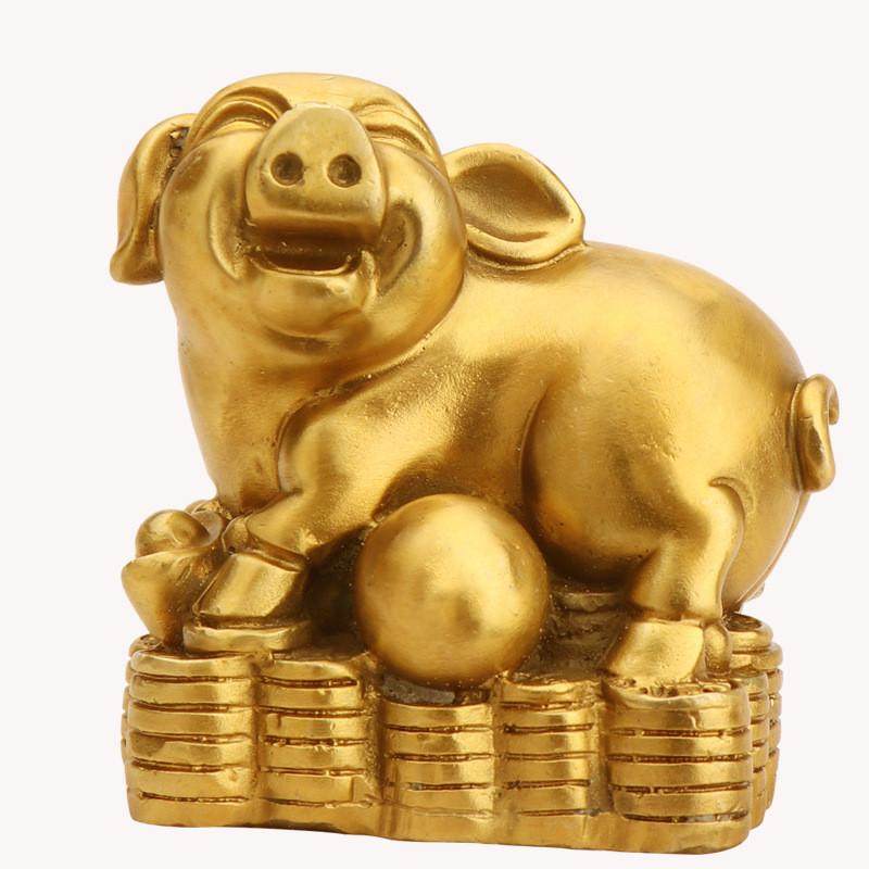 杨铜记十二生肖鼠牛虎兔龙蛇马狗猴鸡羊猪铜摆件珠宝生肖,淘宝优惠券,粉丝福利购,淘宝优惠卷