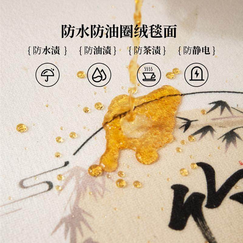 绿色地垫入户门垫高级感2024新款中式进门垫脚垫门口地垫玄关地毯,淘宝优惠券,粉丝福利购,淘宝优惠卷