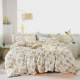 Aifeiyang thickened furry sheet quilt cover cotton four-piece set 140g weight platinum bedding dormitory bedding three