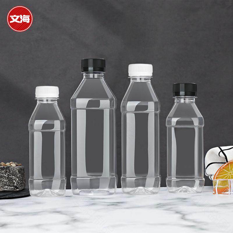 500ml矿泉水瓶塑料透明pet方形酵素酸梅汤牛奶果汁分装一次性瓶子,淘宝优惠券,粉丝福利购,淘宝优惠卷