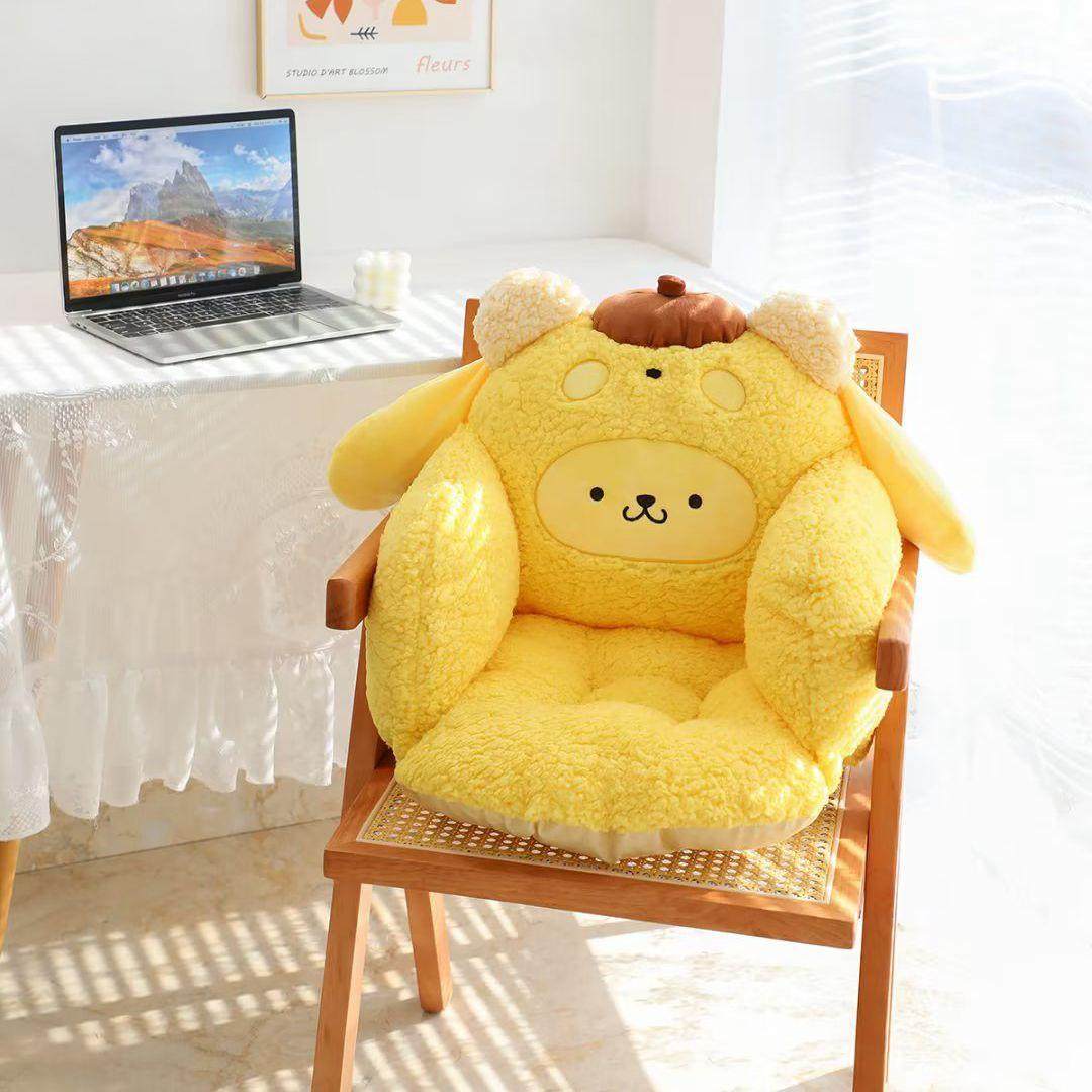 卡通椅子坐垫办公室久坐座垫靠垫腰靠一体半包围保暖椅垫学生屁垫,淘宝优惠券,粉丝福利购,淘宝优惠卷