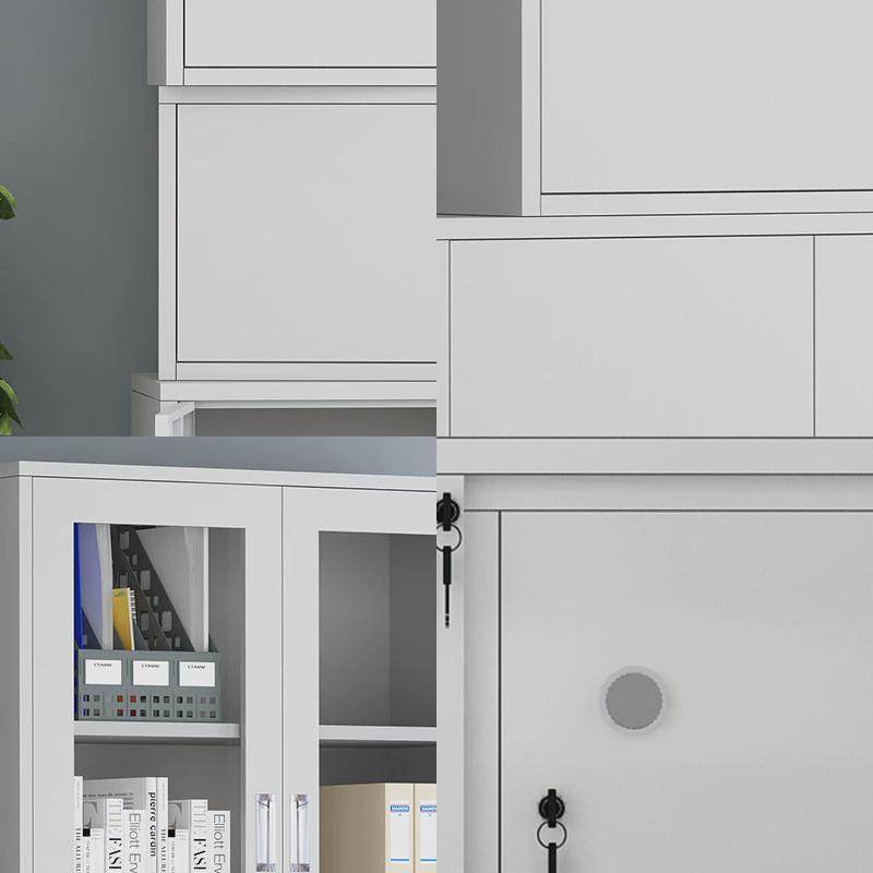 钢制办公室铁皮文件柜财务资料档案柜带锁凭证柜抽屉矮柜储物柜子,淘宝优惠券,粉丝福利购,淘宝优惠卷