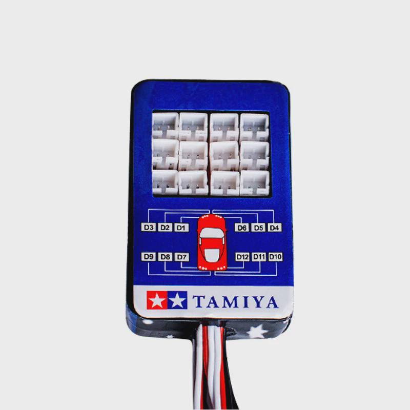 厂家直销RC田宫TAMIYA1/10仿真车灯转向刹车智能模型联动12灯 - 图0