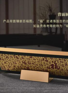 定制龙年摆件金箔画龙年饰品搬家金龙鱼开业九龙壁年会可印logo