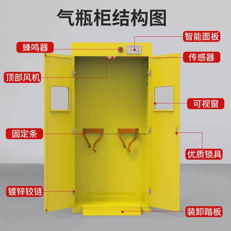 实验室全钢防爆柜气瓶柜加厚单瓶双瓶三瓶智能探测危险气体储存柜,淘宝优惠券,粉丝福利购,淘宝优惠卷