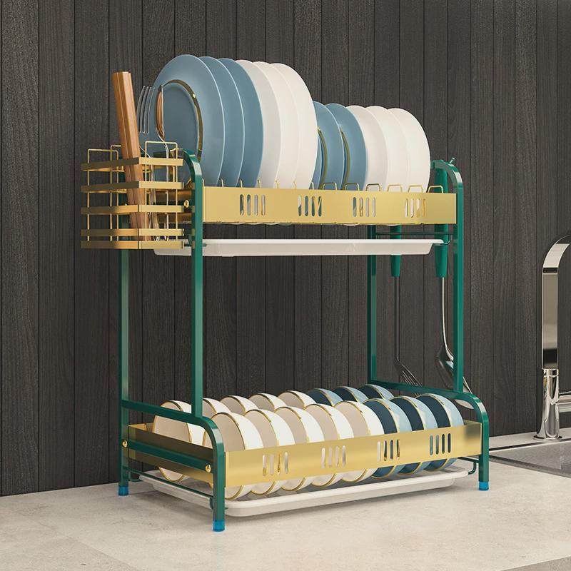 碗碟碗盘沥水架多功能碗筷收纳盒家用台面放碗柜厨房置物架收纳架,淘宝优惠券,粉丝福利购,淘宝优惠卷