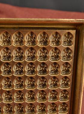 西藏擦擦模具释迦三十五绿度母纯铜陶土泥土擦35密宗法器