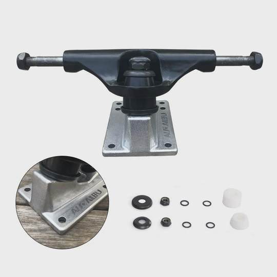 Four-wheel skateboard bridge 4.5in dance board aluminum magnesium alloy universal double rocker surfboard fish board bracket bridge