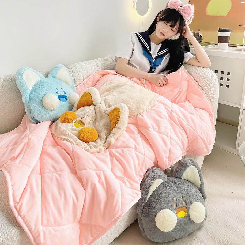 艾斯德嘟嘟猫抱枕被子两用沙发靠枕女生办公室午睡枕毯子二一,淘宝优惠券,粉丝福利购,淘宝优惠卷