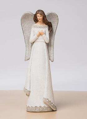 北欧现代女神简约家居ins风天使轻人物客厅电视柜树脂工艺品摆件