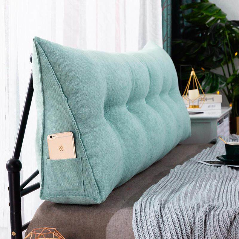 床头靠垫床上三角靠枕大靠背榻榻米软包靠背垫双人护腰沙发靠背垫,淘宝优惠券,粉丝福利购,淘宝优惠卷