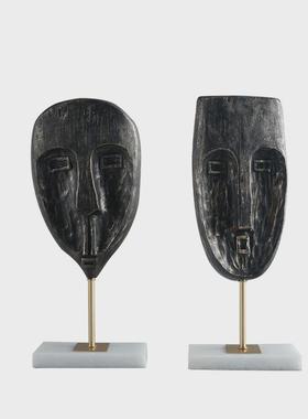 热销欧式轻奢抽象人物雕塑现代装饰摆件样板房售楼处客厅桌面家居