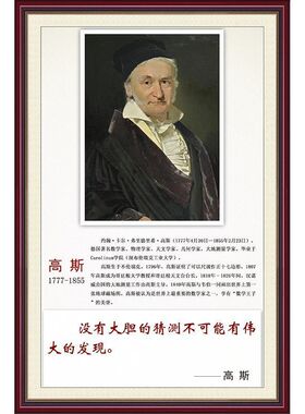 数学家装饰画华罗庚阿基