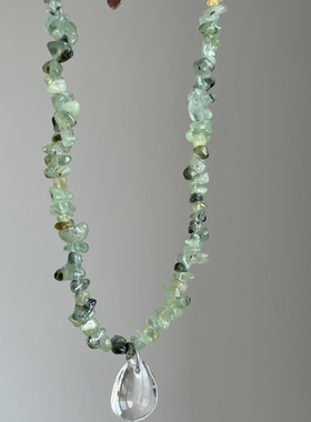 B.treasure 碎石项链小众饰品中古饰品Vintage复古项链老钱风