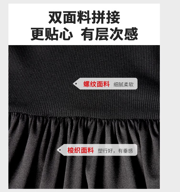 黑色赫本风连衣裙女秋冬款法式内搭打底小黑裙针织冬季显瘦长裙子