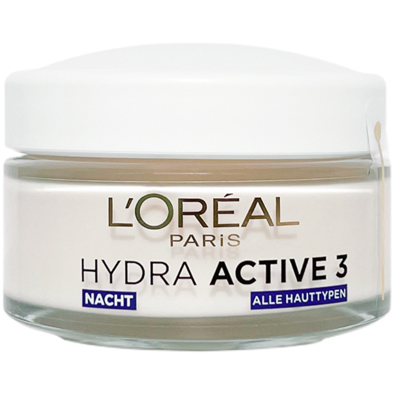 德国LOREAL欧莱雅24小时3重防护晚霜HYDRA ACTIVE3蓝霜清爽保税-图3