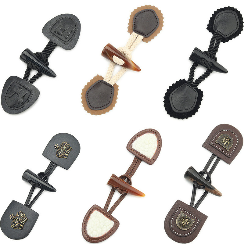 高档牛角扣子配件毛呢大衣扣皮对扣纽扣女外套扣风衣毛衣皮扣辅料,淘宝优惠券,粉丝福利购,淘宝优惠卷