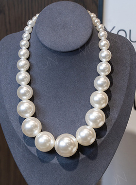 现代简约样板间衣帽间摆件珍珠项链珊瑚装饰品道具收纳套装组合