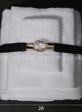 卫生间加厚毛巾浴巾方巾套装