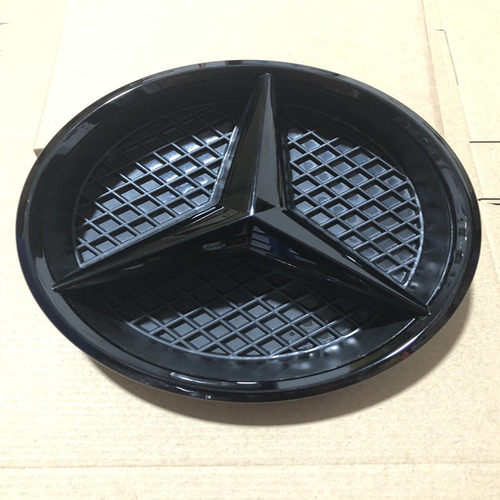 奔驰前车标新E级A级C级B级CLC E300 C200L GLE中网标志 车头大标 - 图1