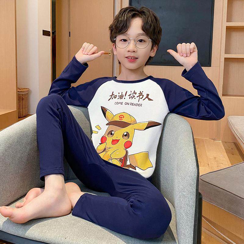 儿童秋衣卫生裤男童2025新款纯棉套装发热衣大童男孩打底春秋睡衣,淘宝优惠券,粉丝福利购,淘宝优惠卷