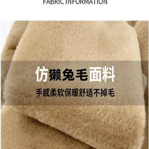 儿童帽子围巾手套一体2025冬季新款亲子保暖可爱会动兔耳朵男女童 - 图1