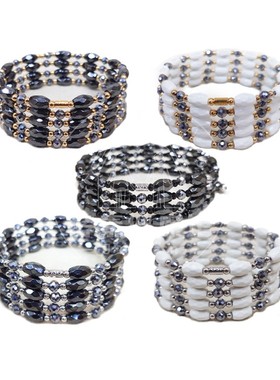 日本代购TERA TITE珪素石磁石磁吸式手链脚链cu进xue循包邮