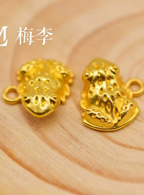 吉祥如意吊环小金蟾招财吊坠