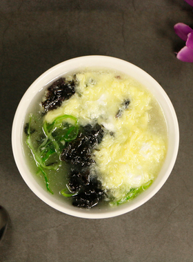 仿真紫菜蛋花汤模型乌鸡凉菜假菜