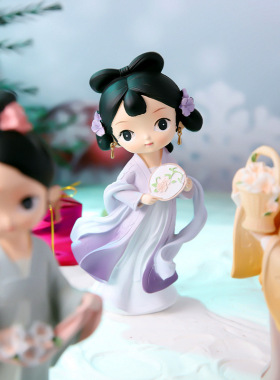 古风汉服女孩仙瑶公主人物侍女手办桌面装饰摆件西安文创纪念品